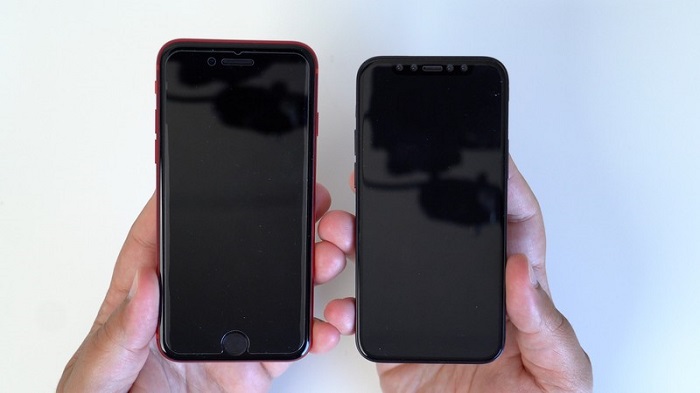 手机5.8英寸和6.1英寸对比『苹果机模对比图片』 图1